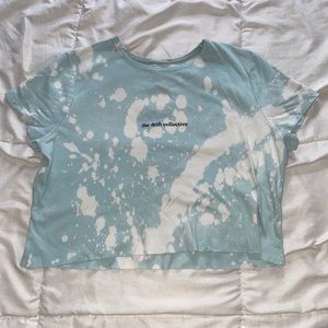 Blue/White Tie-Dye "the drift collective" T-Shirt